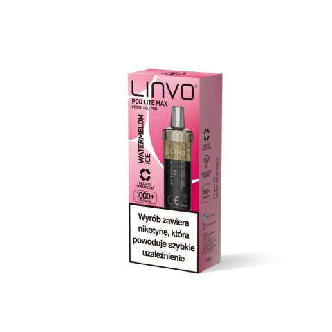 Wkład Vbar Linvo Pod Lite MAX - Watermelon 20mg (A25) Wkład Vbar Linvo Pod Lite MAX - Watermelon 20mg (A25)